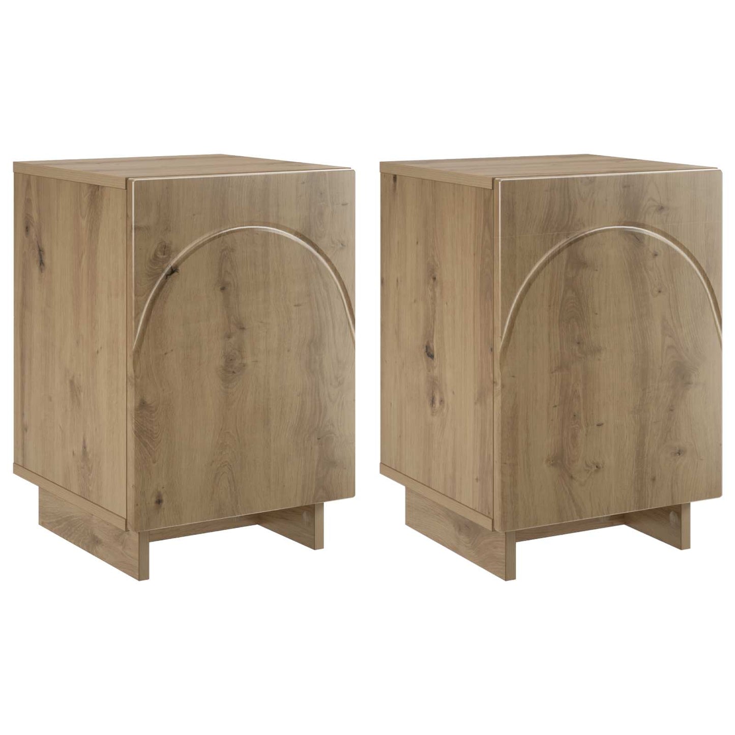 vidaXL Κομοδίνο 2 pcs Artisan Δρυς 33,5 x 34,5 x 50 εκ