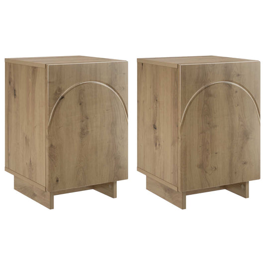 vidaXL Κομοδίνο 2 pcs Artisan Δρυς 33,5 x 34,5 x 50 εκ