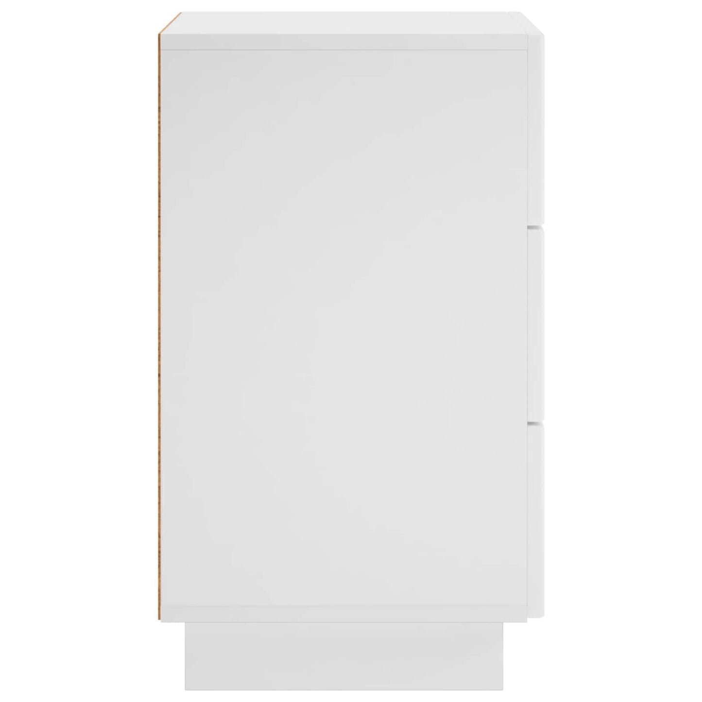 vidaXL Κομοδίνο 2 pcs Λευκό 33,5 x 34,5 x 60 εκ. Επεξεργασμένο Ξύλο