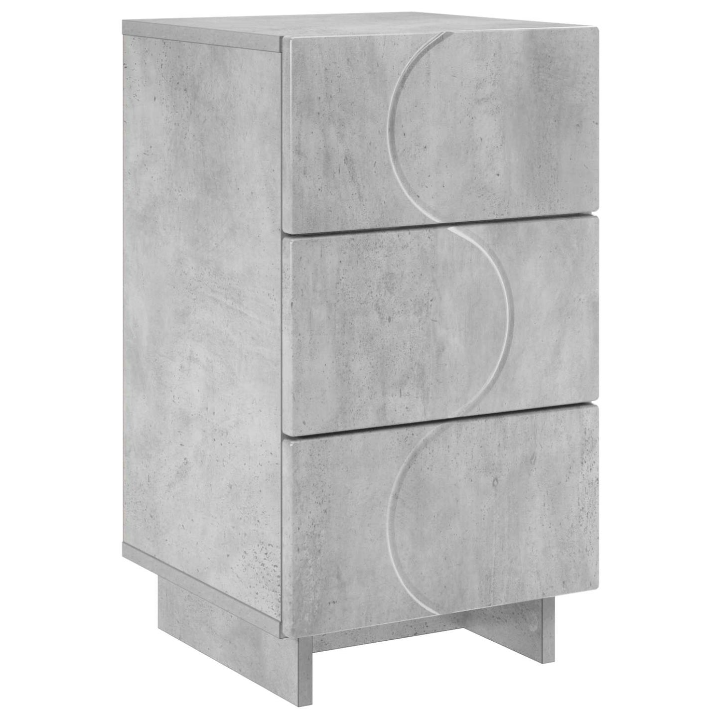vidaXL Κομοδίνο Γκρι Σκυροδέματος 33,5 x 34,5 x 60 εκ.