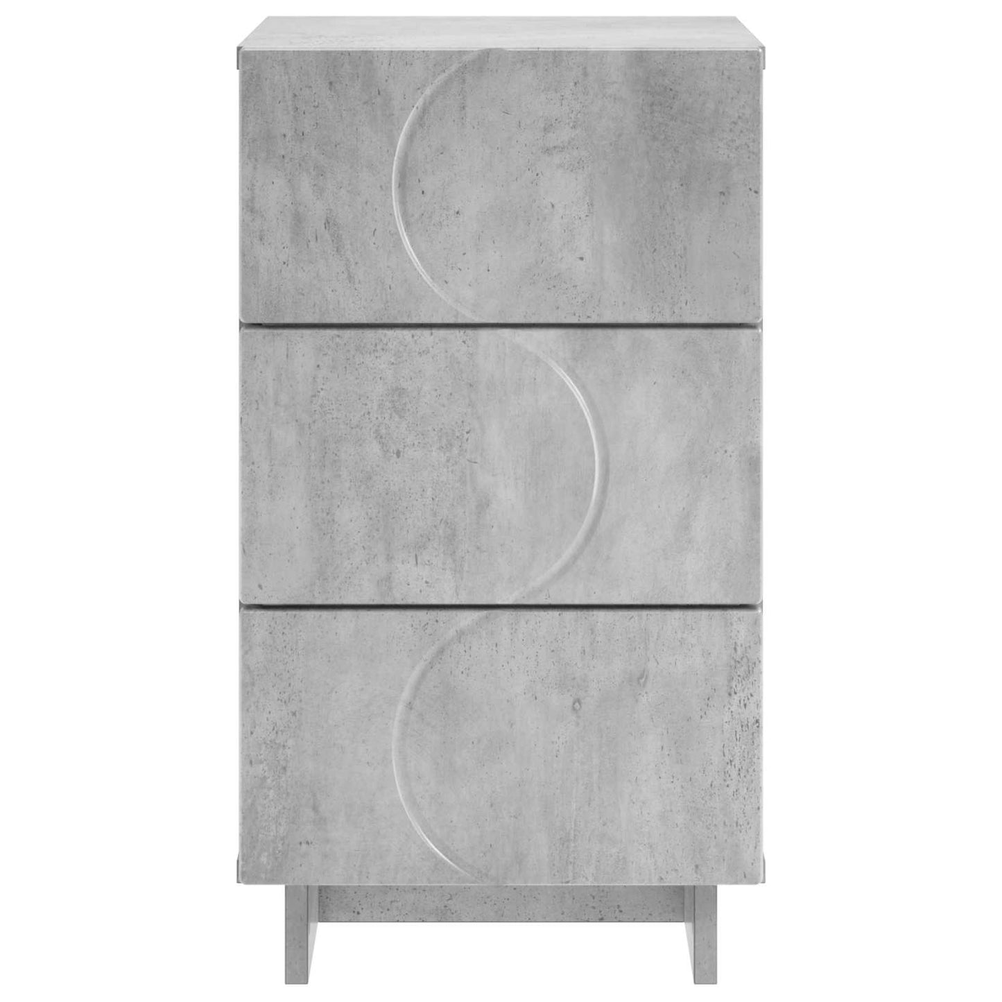 vidaXL Κομοδίνο Γκρι Σκυροδέματος 33,5 x 34,5 x 60 εκ.