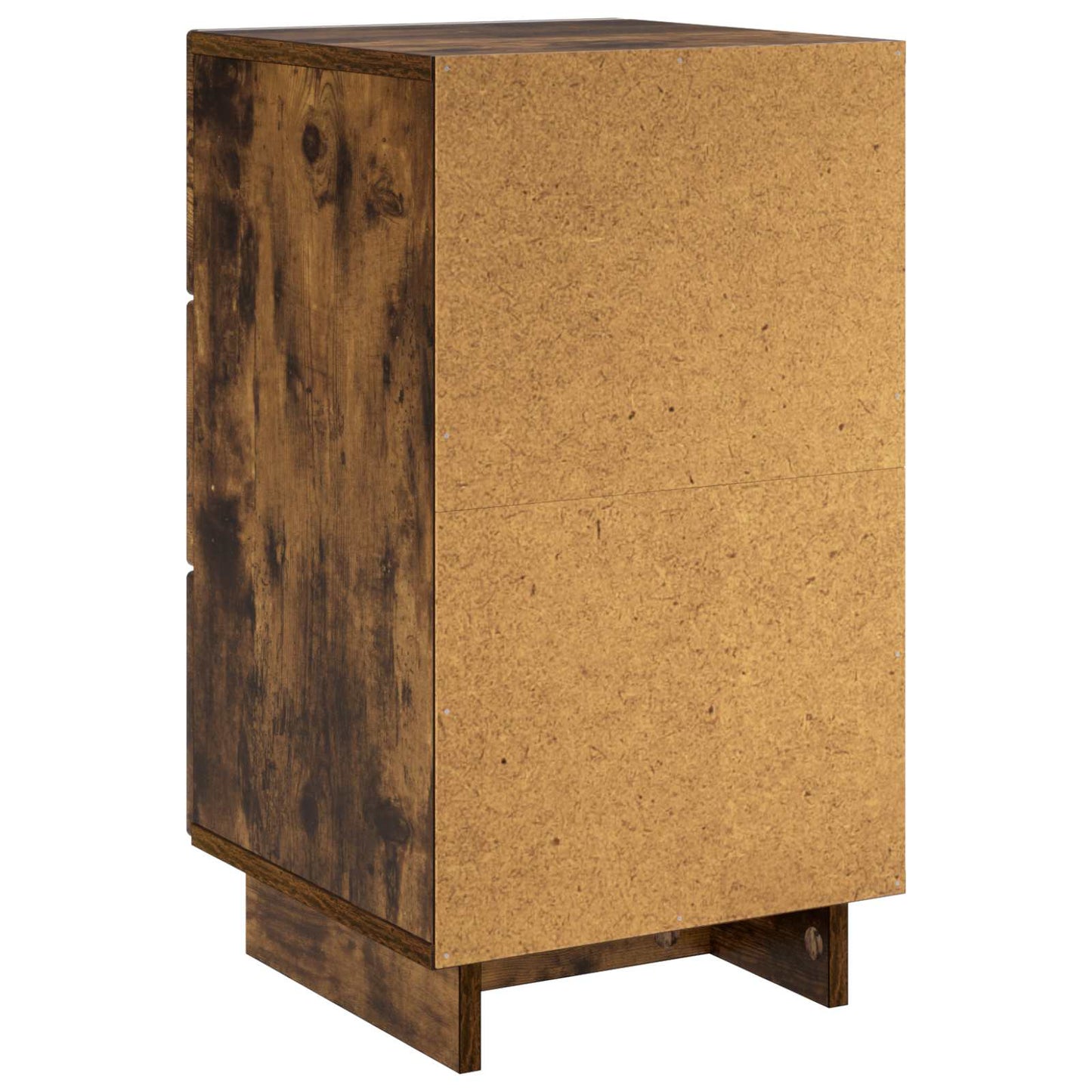 vidaXL Κομοδίνο Καπνισμένο Ξύλο Δρυός 33,5 x 34,5 x 60 εκ.