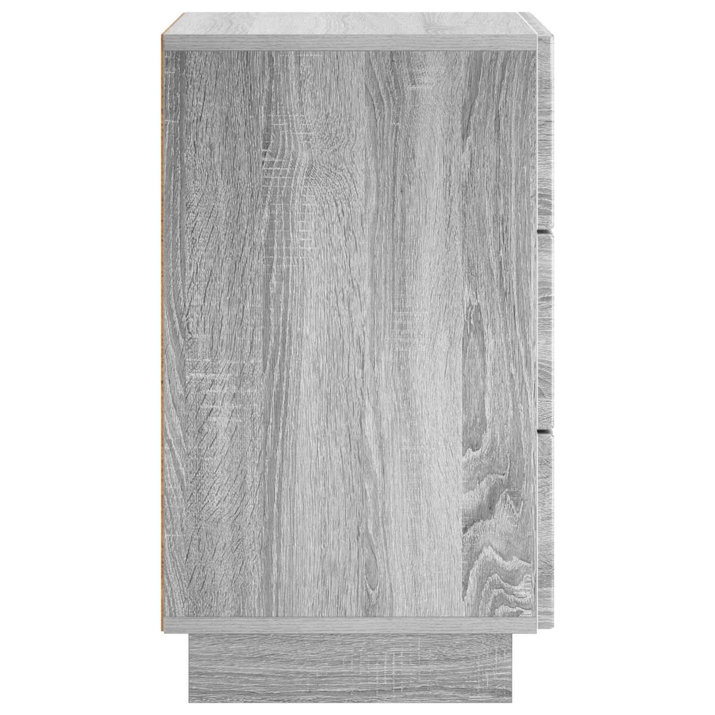 vidaXL Κομοδίνο 2 τεμ. Γκρι Sonoma 33,5 x 34,5 x 60 εκ.