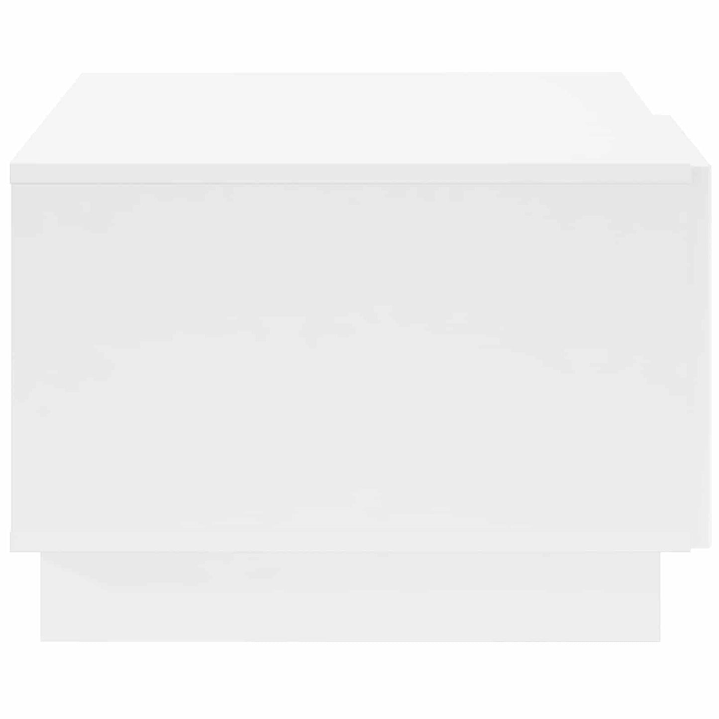 vidaXL Τραπεζάκι σαλονιού Γυαλιστερό Λευκό 95 x 50,5 x 35 εκ.