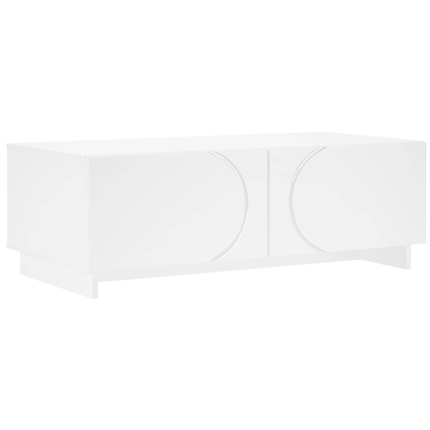 vidaXL Τραπεζάκι σαλονιού Λευκό 102 x 50,5 x 35 εκ Επεξεργασμένο Ξύλο