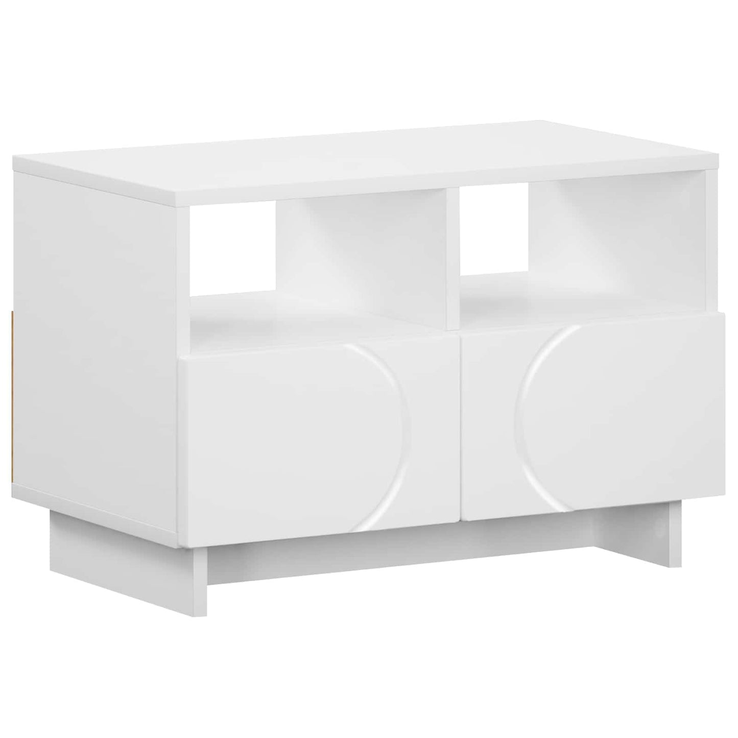 vidaXL Βάση TV 60 x 34.5 x 40 cm Λευκό Επεξεργασμένο Ξύλο