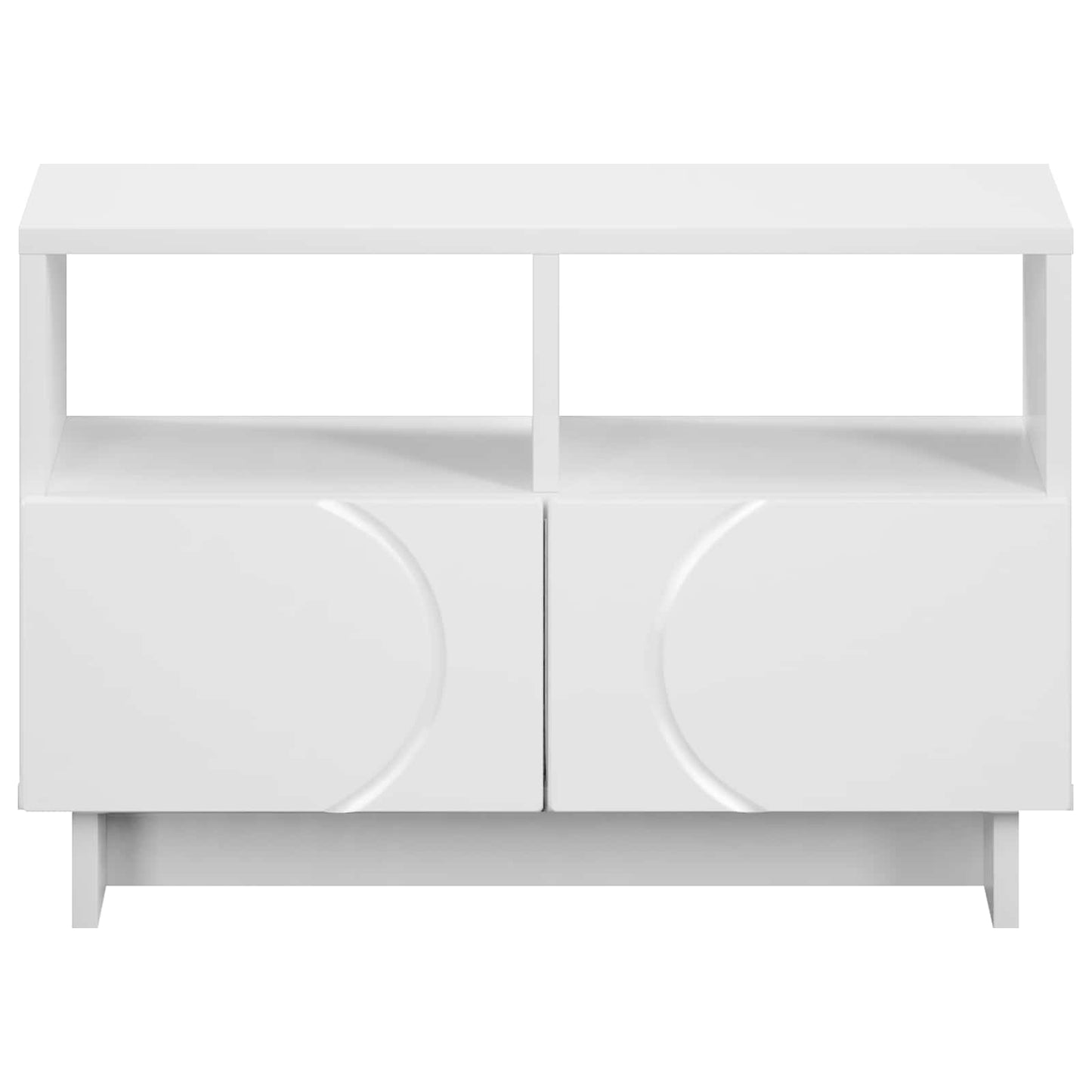 vidaXL Βάση TV 60 x 34.5 x 40 cm Λευκό Επεξεργασμένο Ξύλο