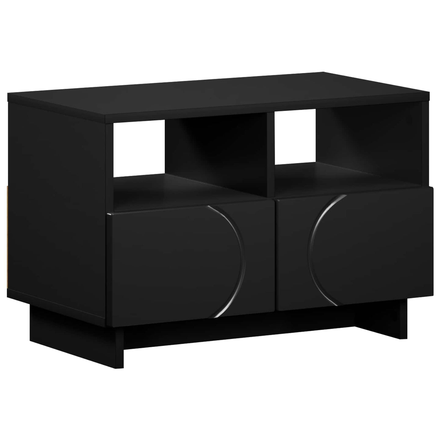 vidaXL Βάση TV 60 x 34.5 x 40 cm Μαύρο Επεξεργασμένο Ξύλο