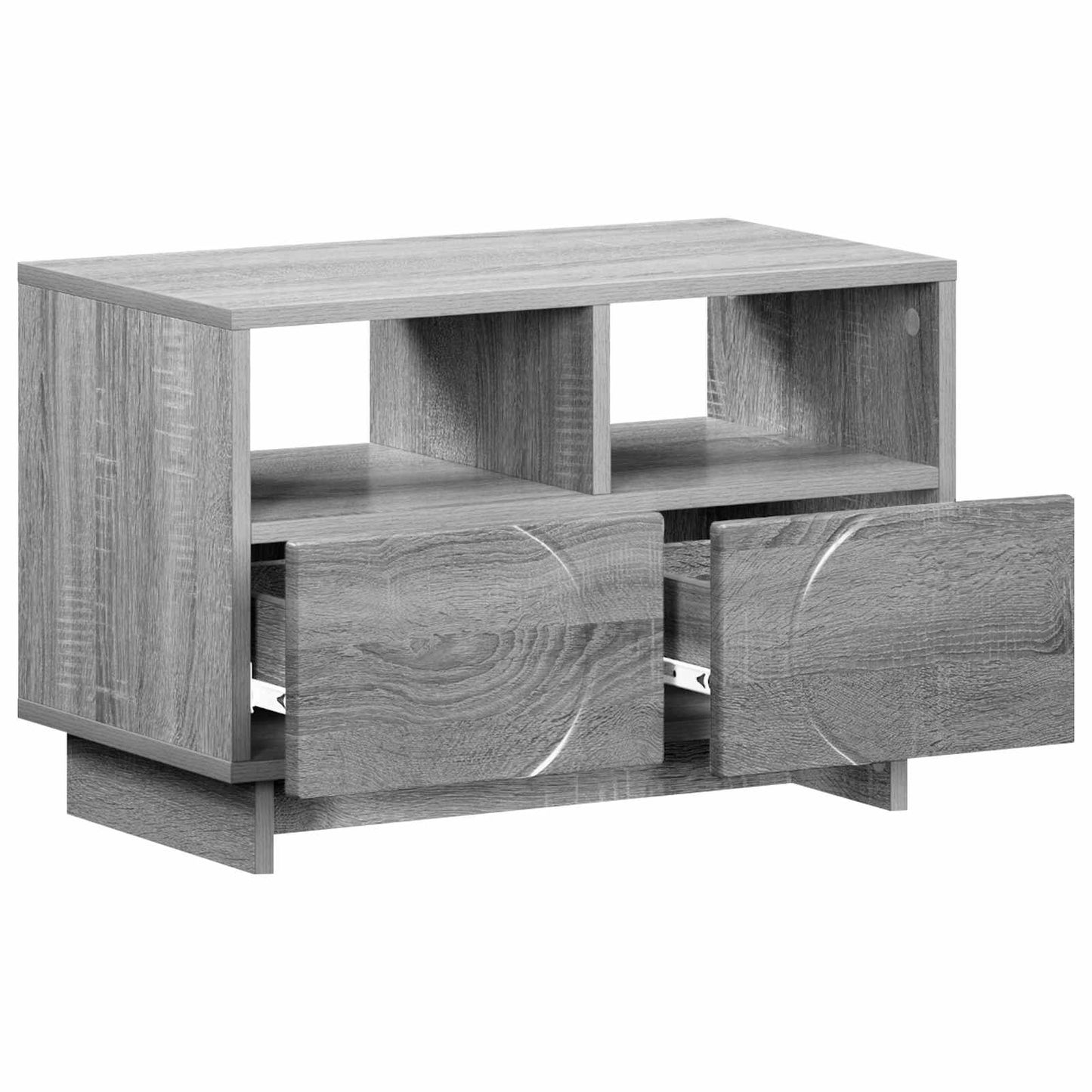 vidaXL Βάση TV 60 x 34.5 x 40 cm Γκρι Sonoma Επεξεργασμένο Ξύλο