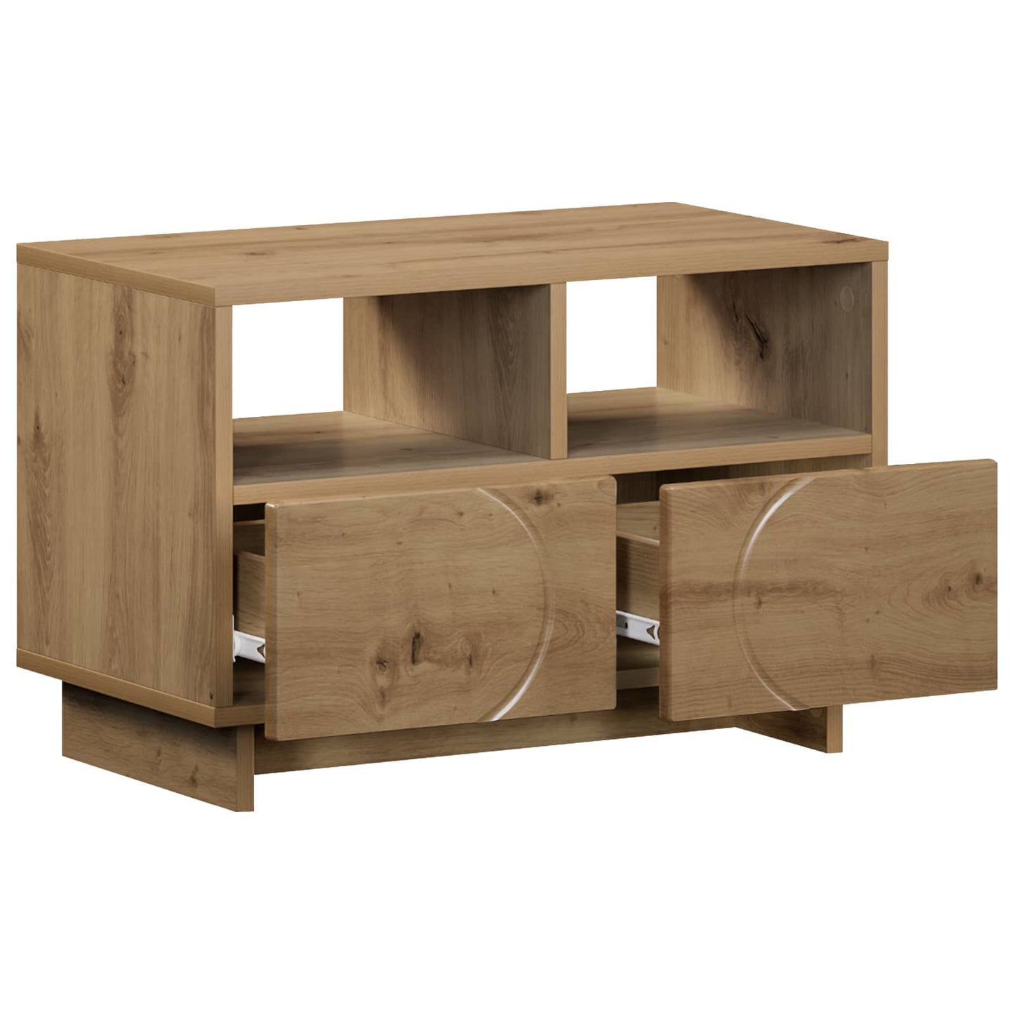 vidaXL Βάση TV 60 x 34,5 x 40 εκ. Artisan Δρυς Επεξεργασμένο Ξύλο