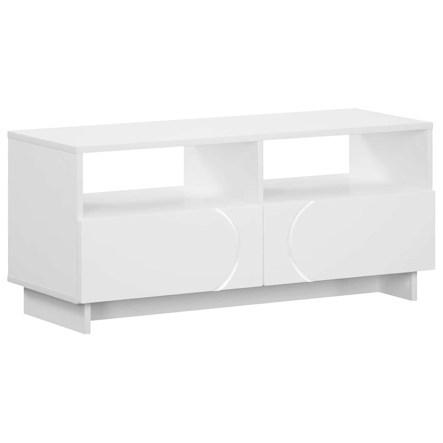 vidaXL Βάση TV 90 x 34.5 x 40 cm Λευκό Επεξεργασμένο Ξύλο