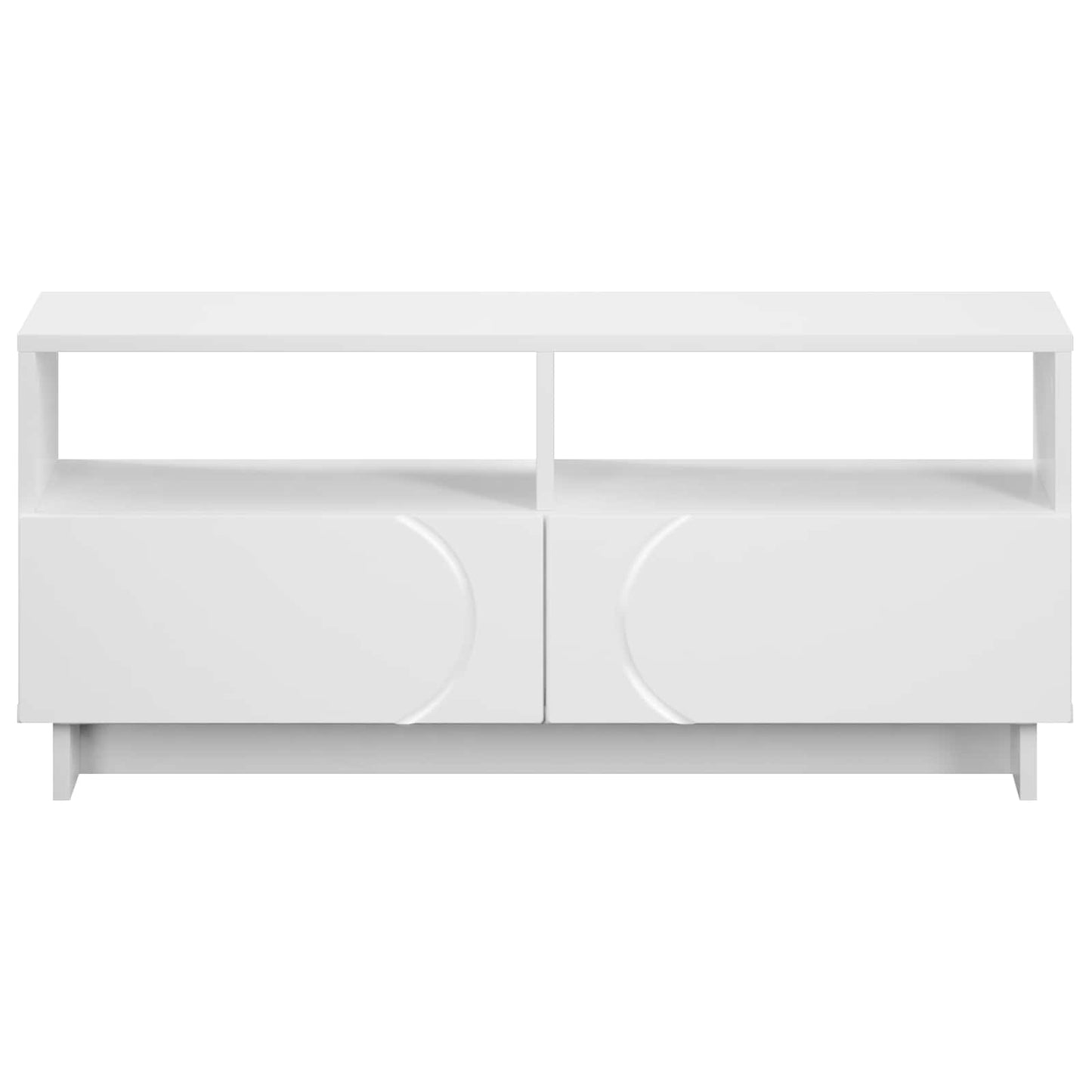 vidaXL Βάση TV 90 x 34.5 x 40 cm Λευκό Επεξεργασμένο Ξύλο