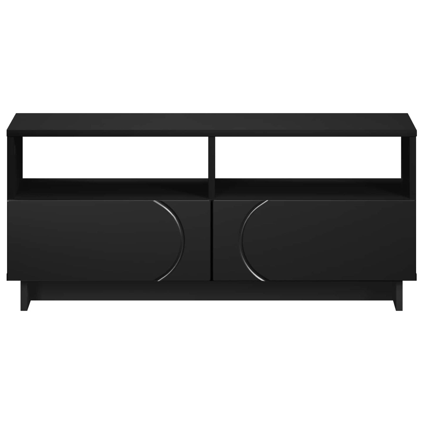 vidaXL Βάση TV 90 x 34.5 x 40 cm Μαύρο Επεξεργασμένο Ξύλο