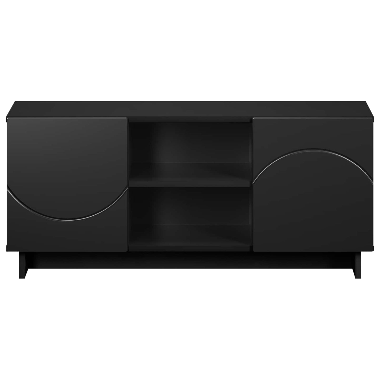 vidaXL Βάση TV 90 x 34.5 x 40 cm Μαύρο Επεξεργασμένο Ξύλο