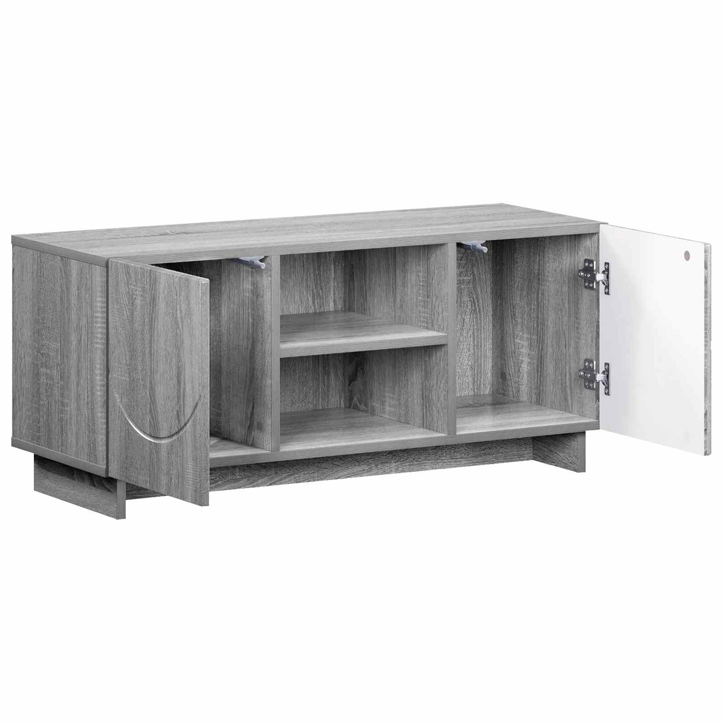 vidaXL Βάση TV 90 x 34.5 x 40 cm Γκρι Sonoma Επεξεργασμένο Ξύλο