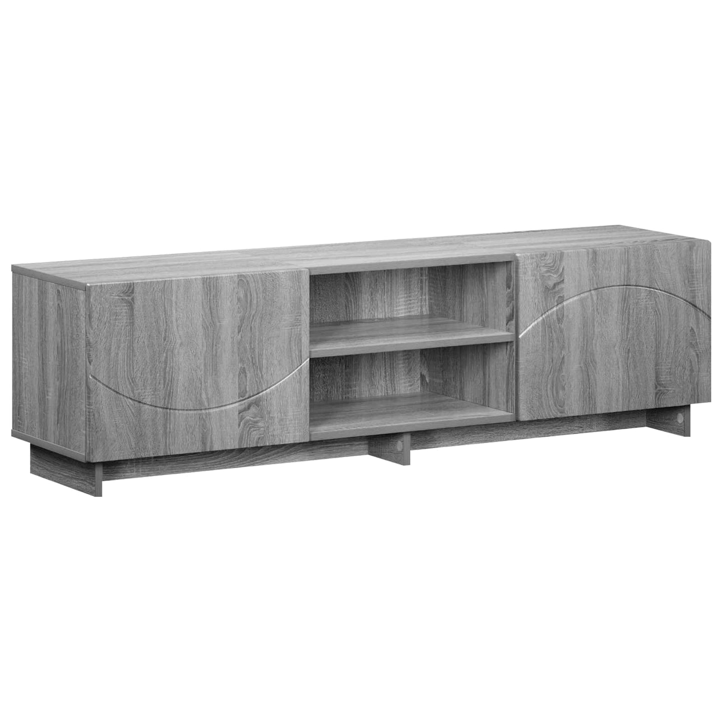 vidaXL Βάση TV 140 x 34.5 x 40 cm Γκρι Sonoma Επεξεργασμένο Ξύλο