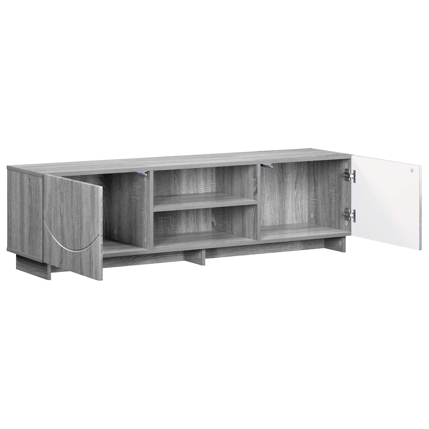 vidaXL Βάση TV 140 x 34.5 x 40 cm Γκρι Sonoma Επεξεργασμένο Ξύλο