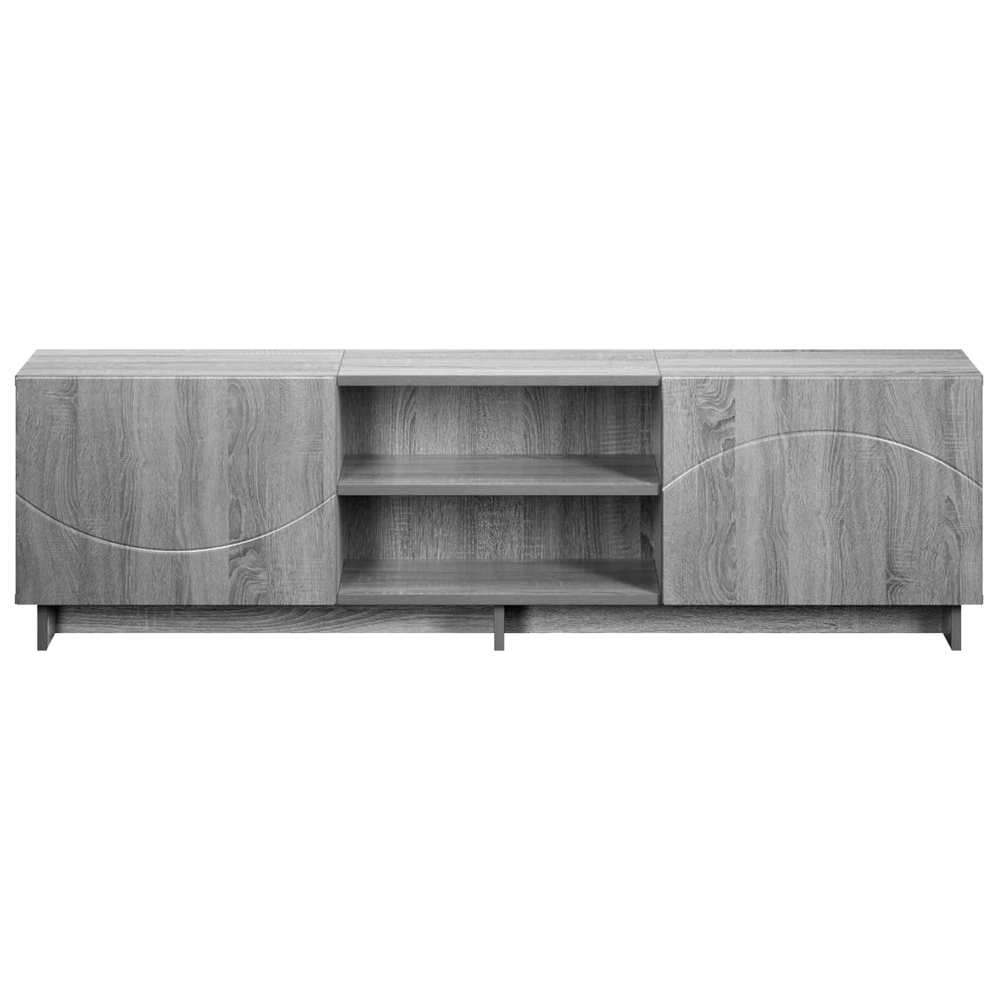 vidaXL Βάση TV 140 x 34.5 x 40 cm Γκρι Sonoma Επεξεργασμένο Ξύλο