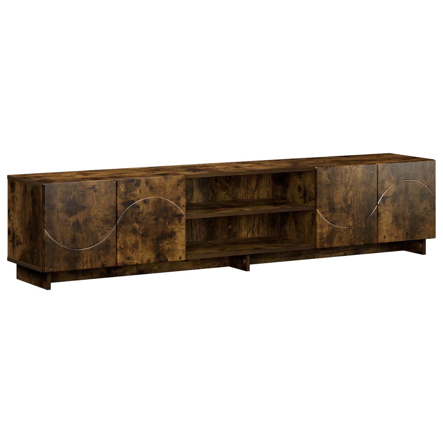 vidaXL Βάση TV 180 x 34,5 x 40 εκ. Καπνισμένο Ξύλο Δρυός