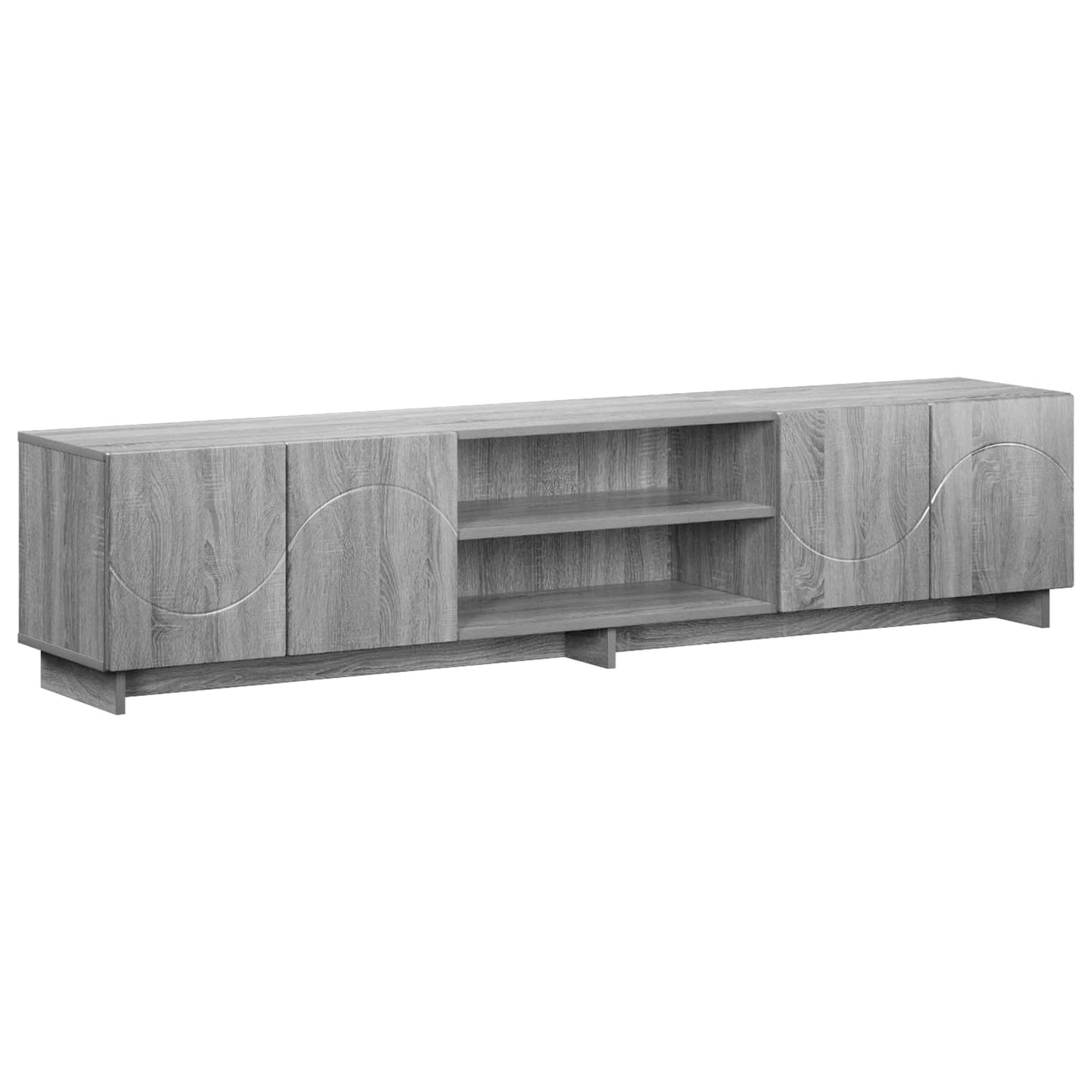 vidaXL Βάση TV 180 x 34,5 x 40 εκ. Γκρι Sonoma Επεξεργασμένο Ξύλο