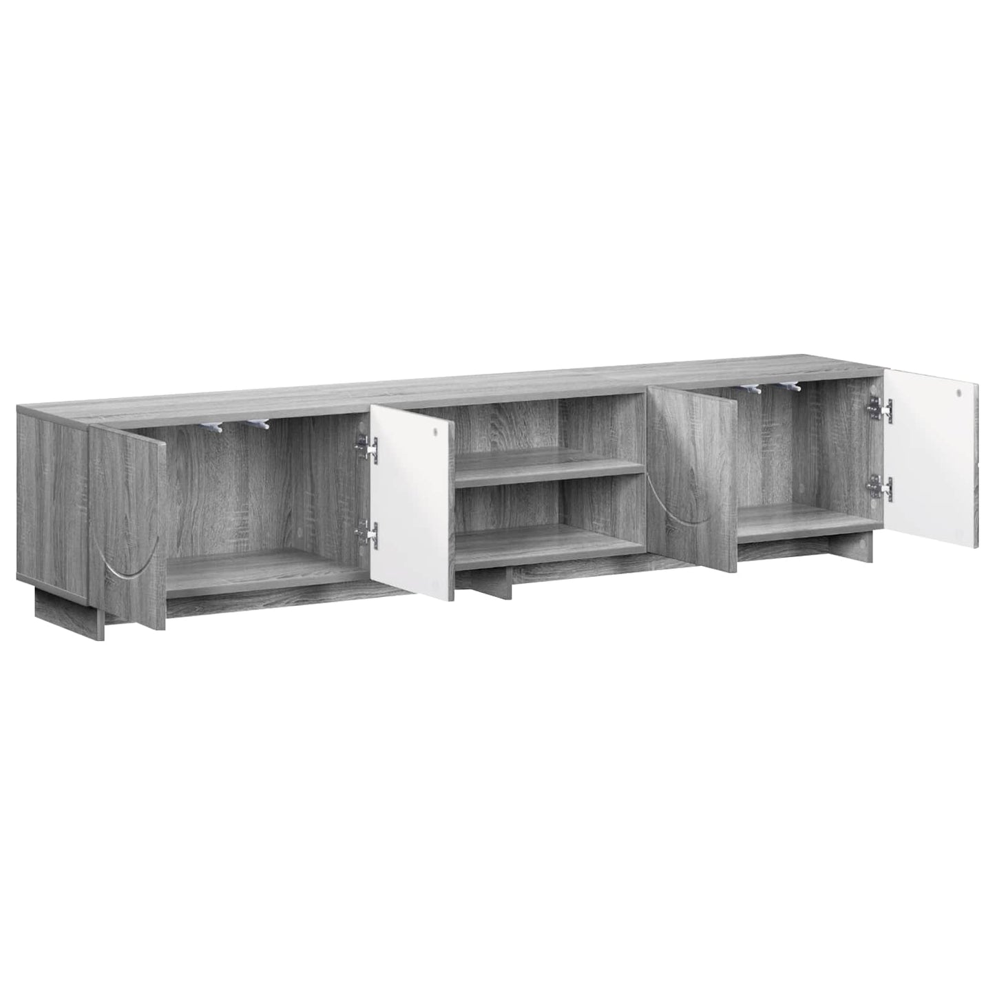 vidaXL Βάση TV 180 x 34,5 x 40 εκ. Γκρι Sonoma Επεξεργασμένο Ξύλο