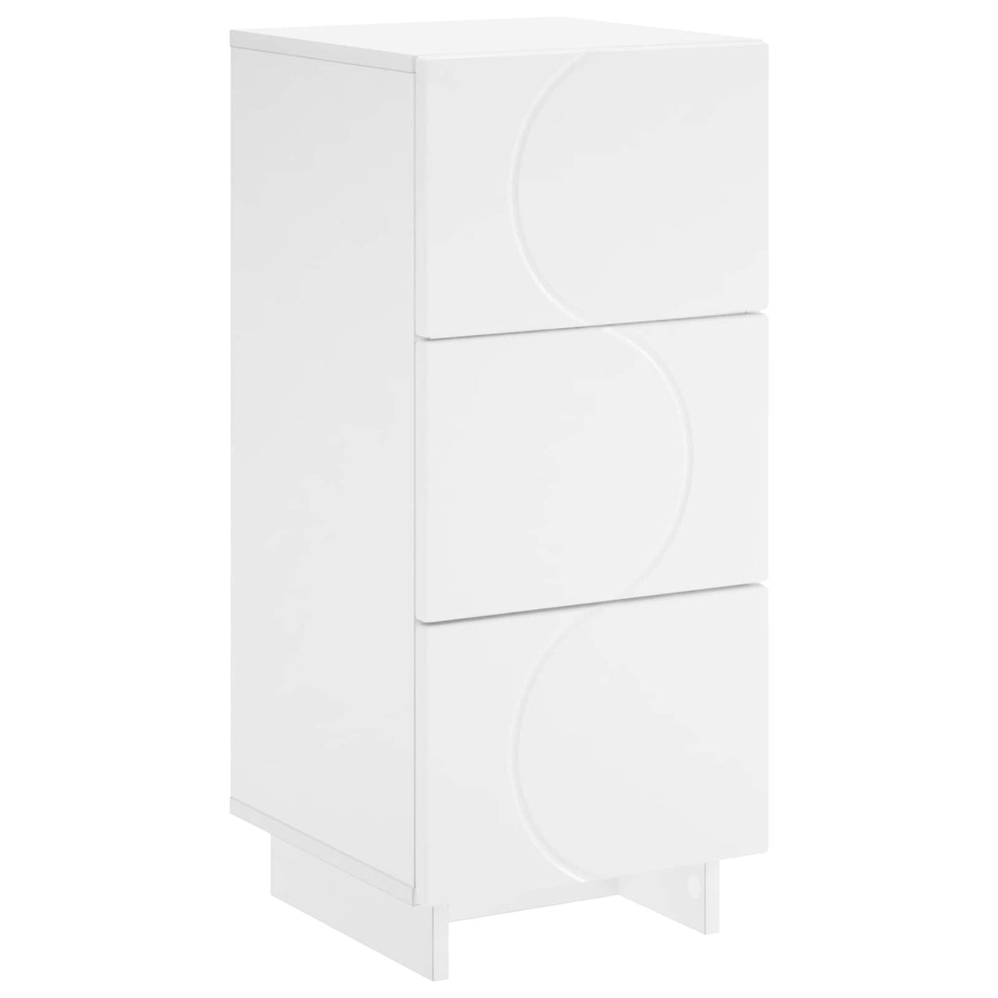 vidaXL Μπουφές Λευκό 33,5 x 34,5 x 75 εκ. Επεξεργασμένο Ξύλο