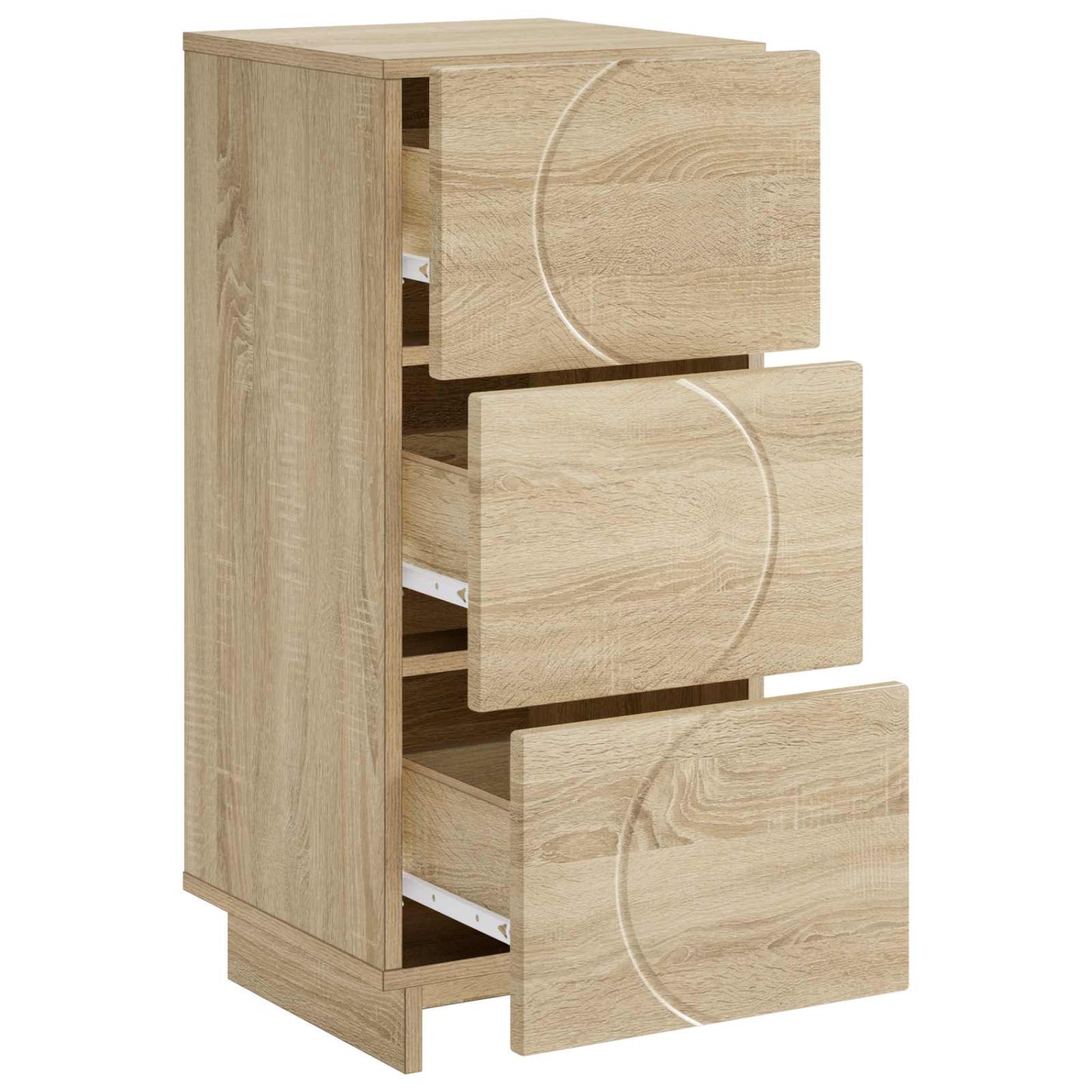 vidaXL Μπουφές Sonoma Δρυς 33,5 x 34,5 x 75 εκ. Επεξεργασμένο Ξύλο