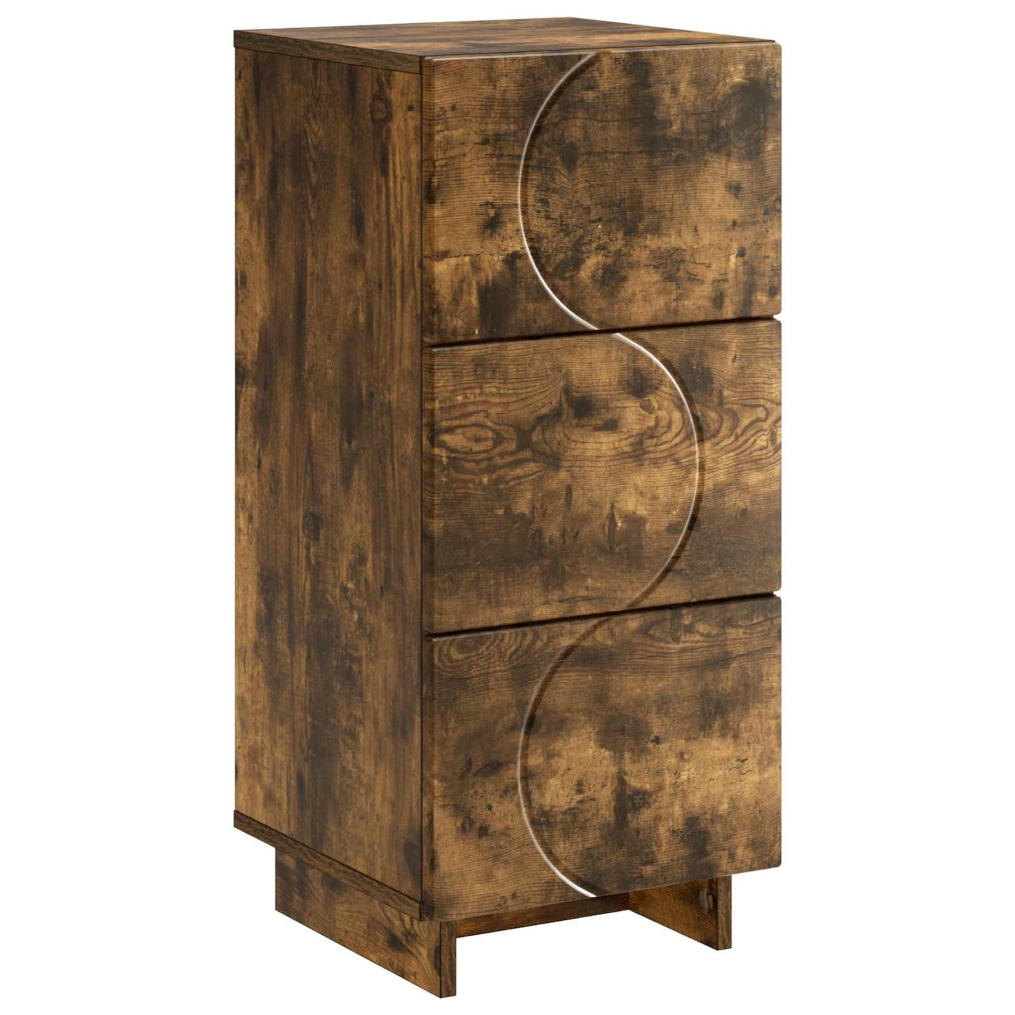 vidaXL Μπουφές Καπνισμένο Ξύλο Δρυός 33,5 x 34,5 x 75 εκ.