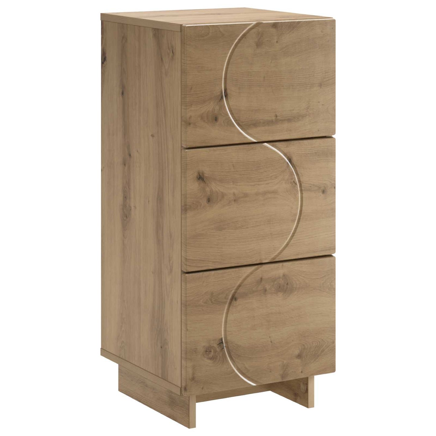 vidaXL Μπουφές Artisan Δρυς 33,5 x 34,5 x 75 εκ. Επεξεργασμένο Ξύλο