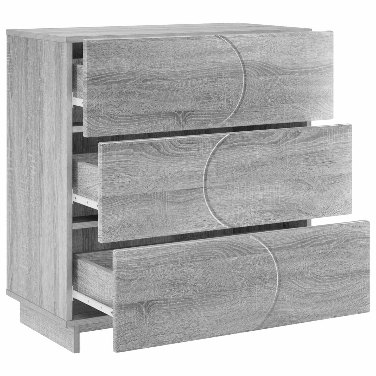 vidaXL Μπουφές Γκρι Sonoma 70 x 38 x 75 εκ. Επεξεργασμένο Ξύλο