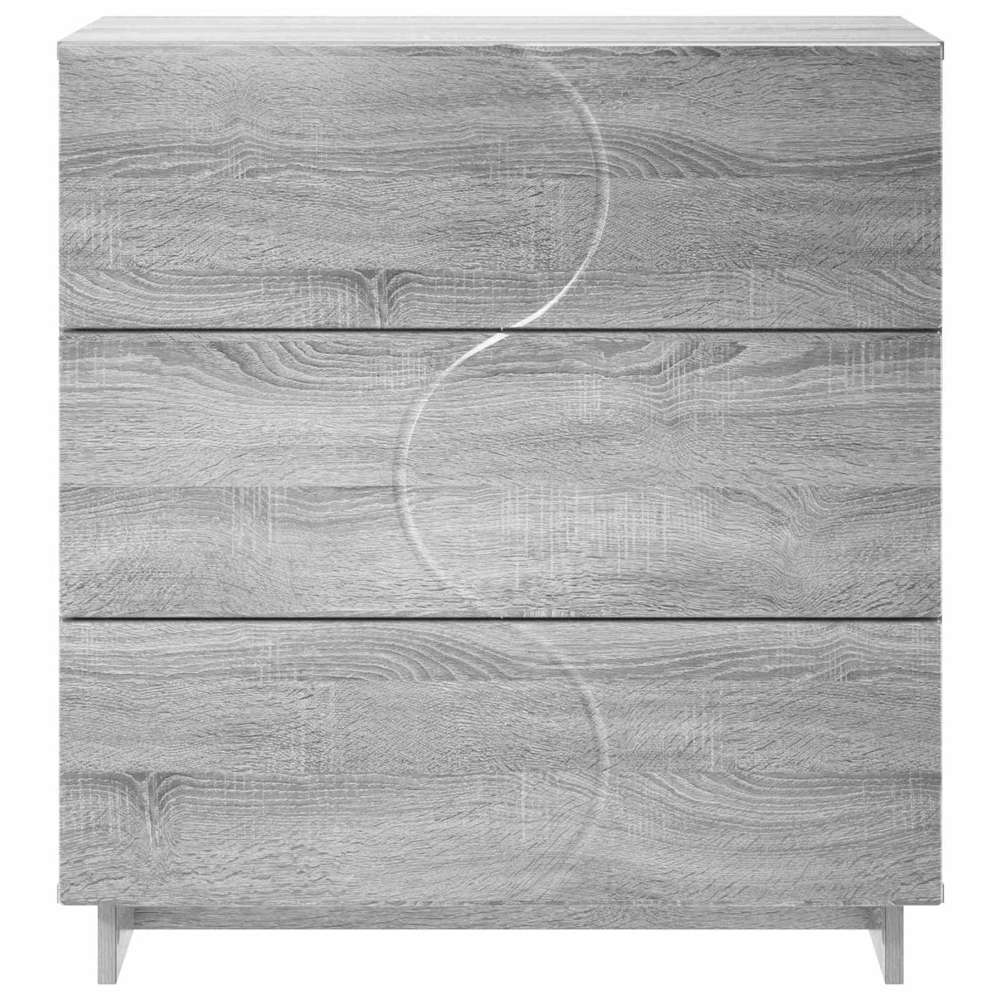 vidaXL Μπουφές Γκρι Sonoma 70 x 38 x 75 εκ. Επεξεργασμένο Ξύλο