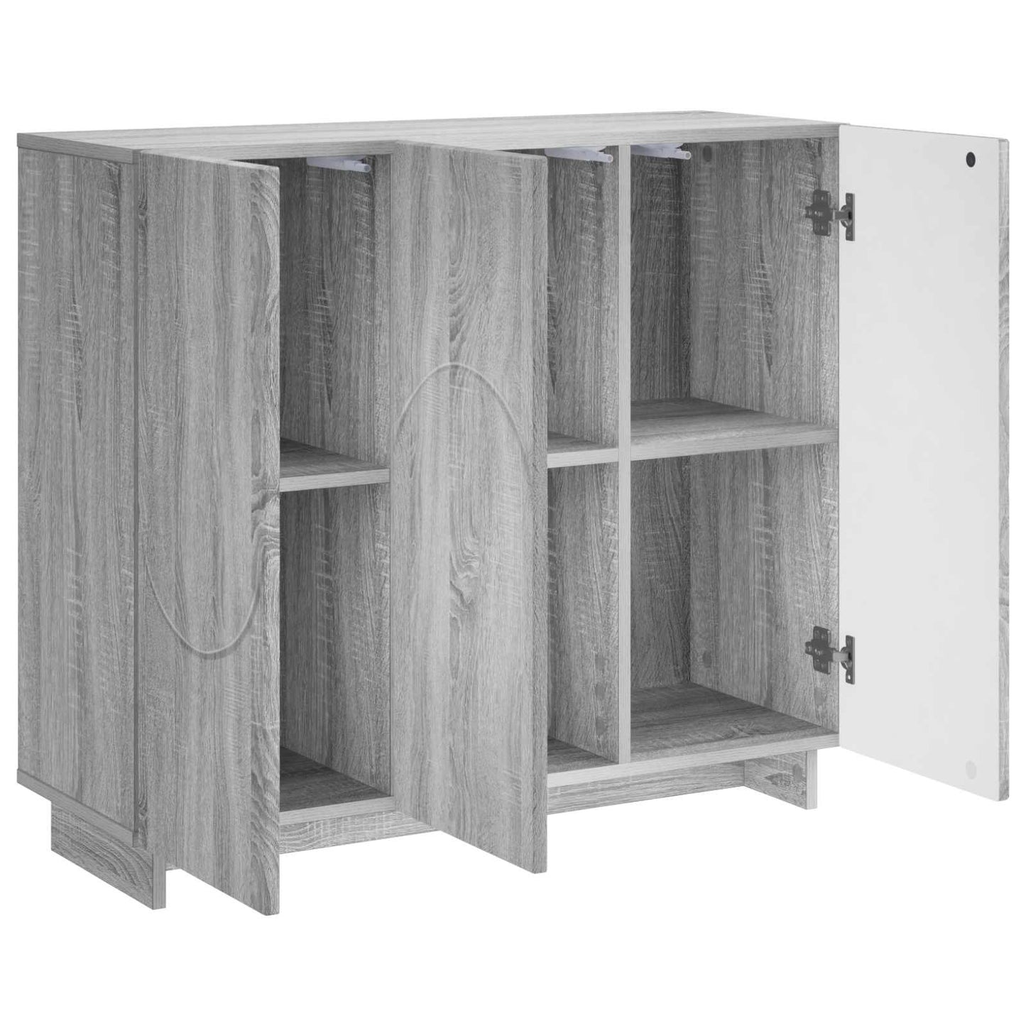 vidaXL Μπουφές Γκρι Sonoma 85.5 x 31 x 75 εκ. Τεχνητό ξύλο