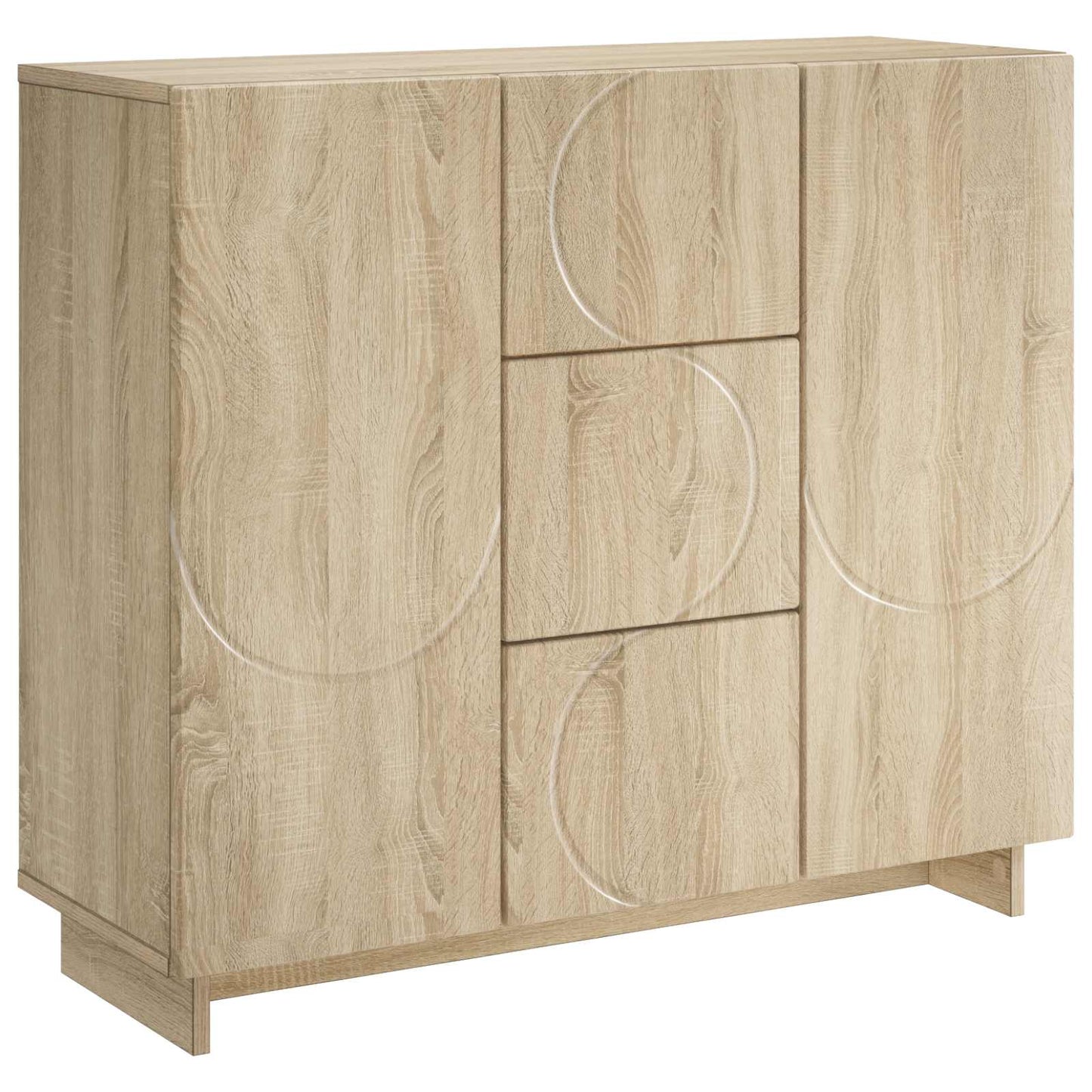 vidaXL Πλαϊνό γραφείο Sonoma Δρυς 85.5 x 31 x 75 εκ.
