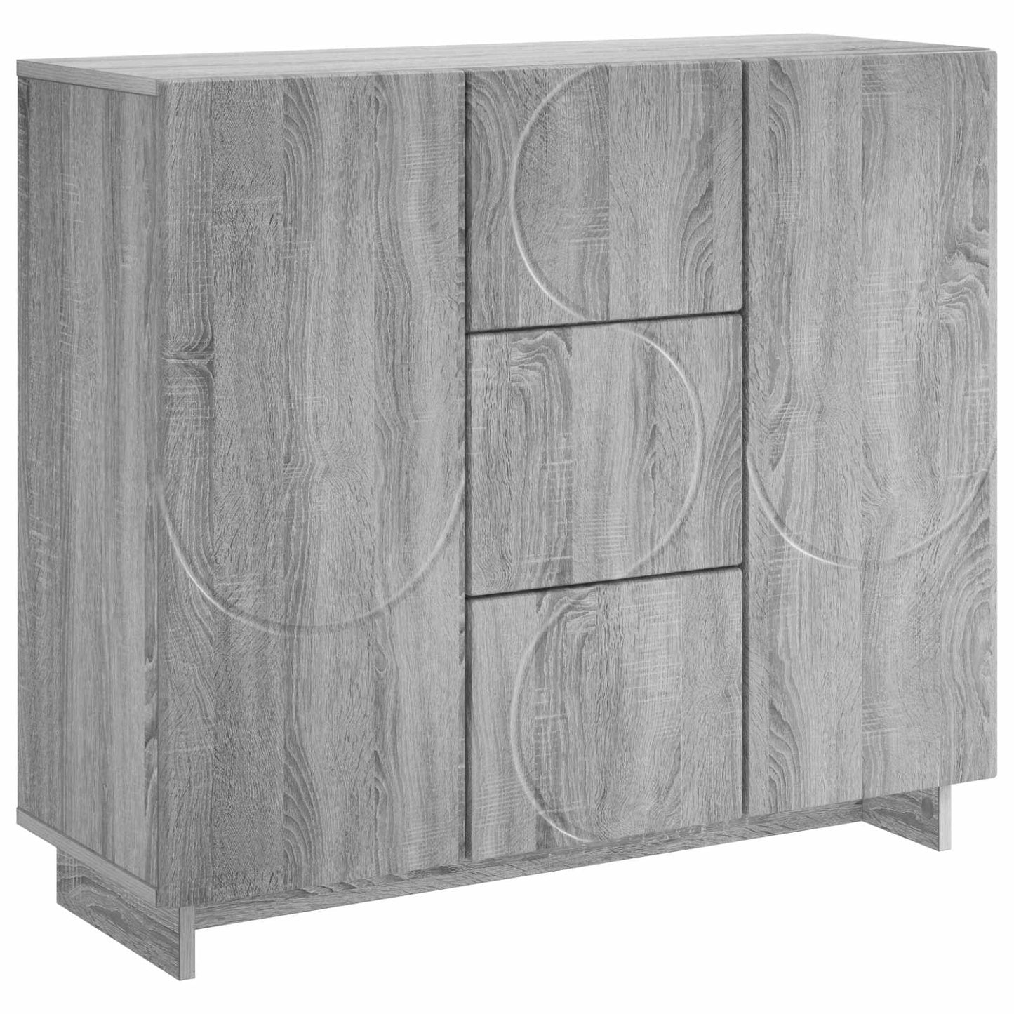 vidaXL Πλαϊνό γραφείο Γκρι Sonoma 85.5 x 31 x 75 εκ.