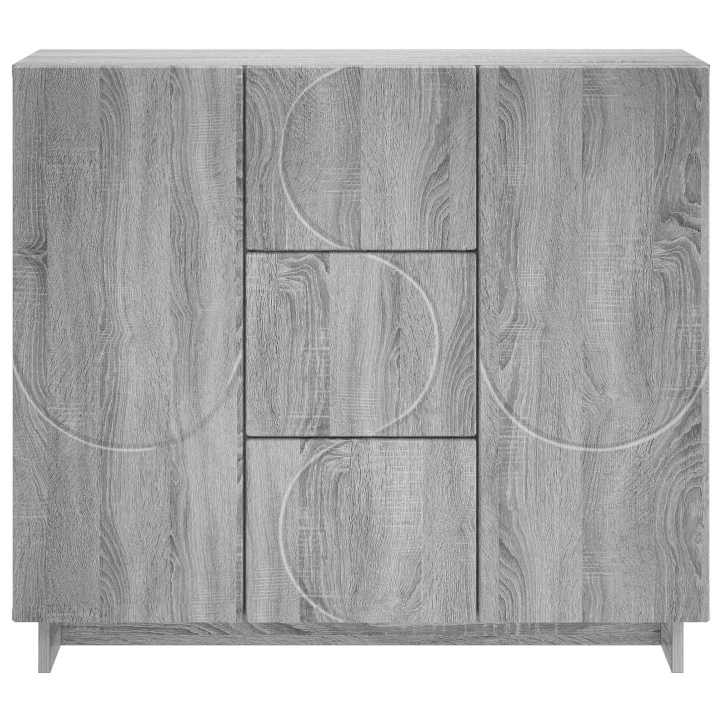 vidaXL Πλαϊνό γραφείο Γκρι Sonoma 85.5 x 31 x 75 εκ.