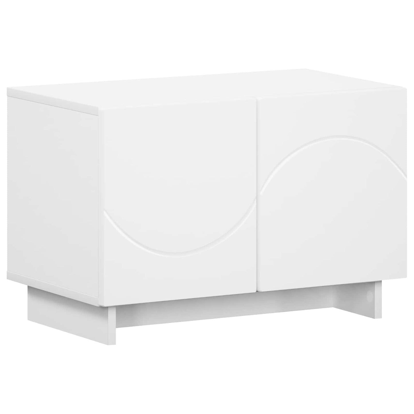 vidaXL Βάση TV 60 x 34.5 x 40 cm Λευκό Επεξεργασμένο Ξύλο