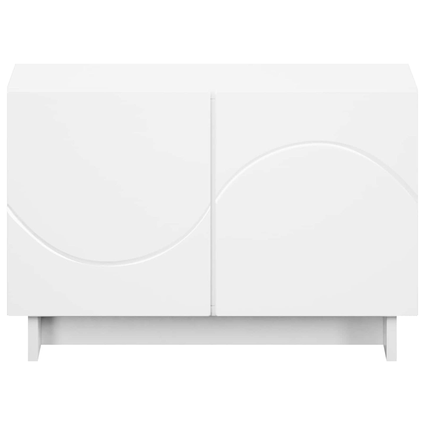 vidaXL Βάση TV 60 x 34.5 x 40 cm Λευκό Επεξεργασμένο Ξύλο