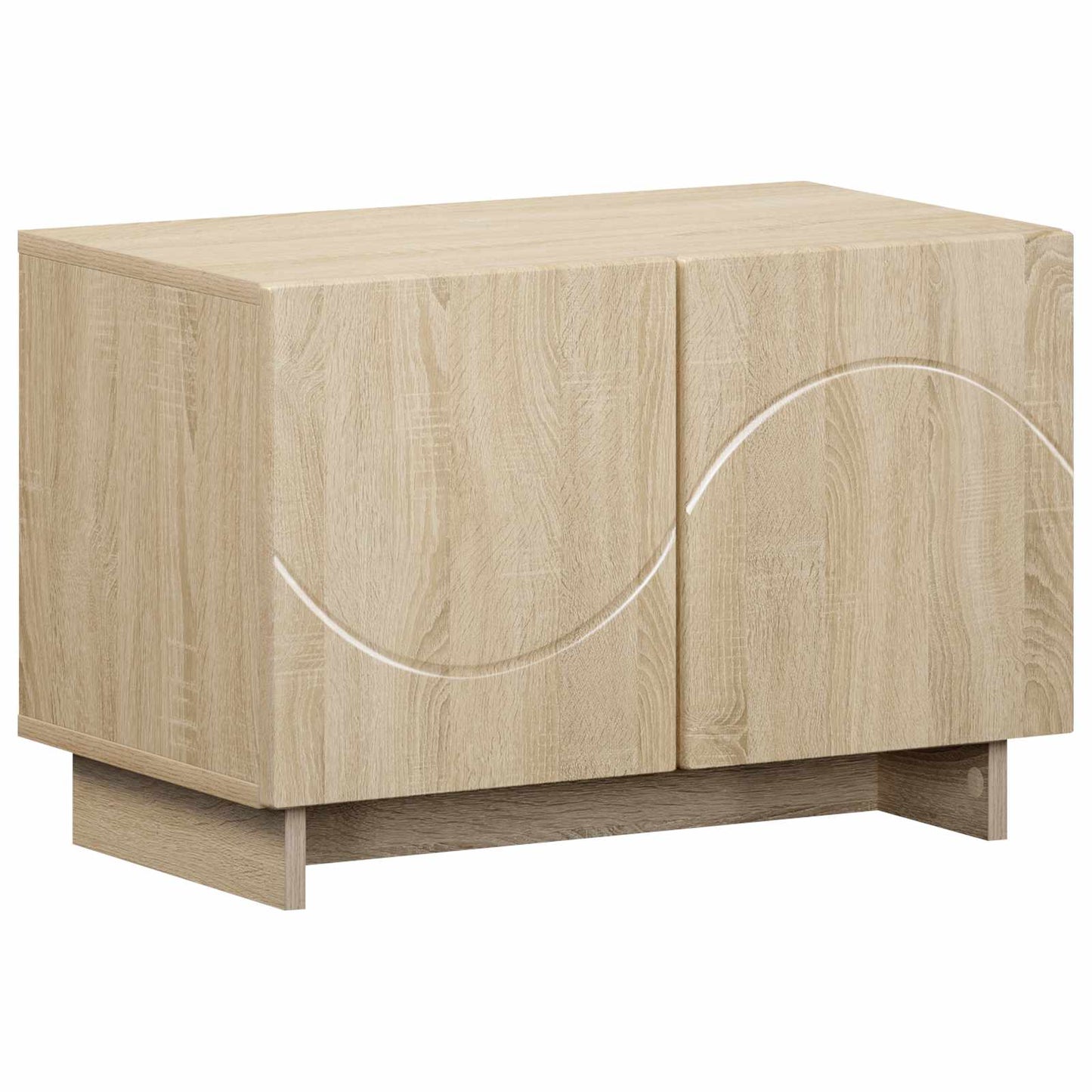 vidaXL Βάση TV 60 x 34.5 x 40 cm Sonoma Δρυς Επεξεργασμένο Ξύλο