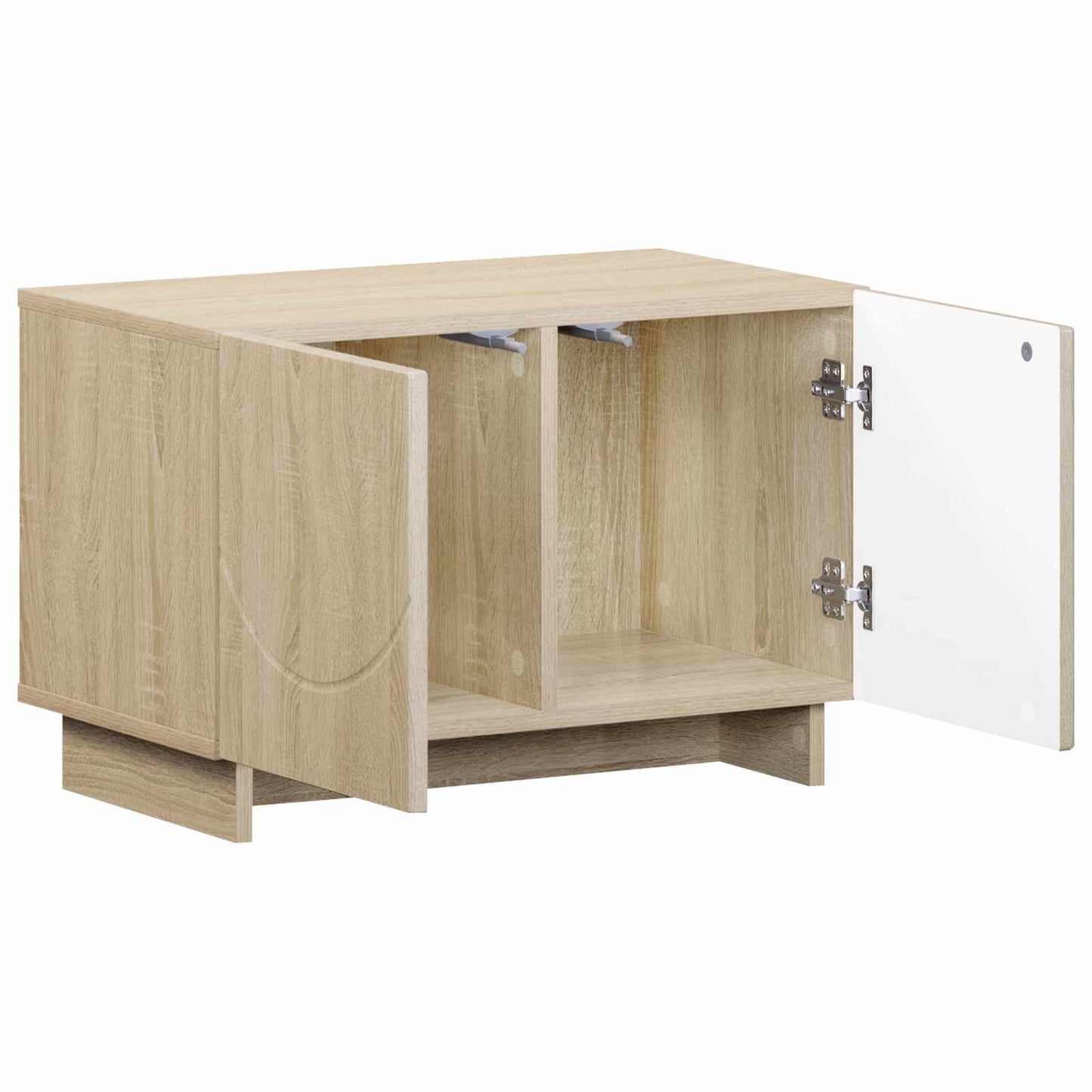 vidaXL Βάση TV 60 x 34.5 x 40 cm Sonoma Δρυς Επεξεργασμένο Ξύλο
