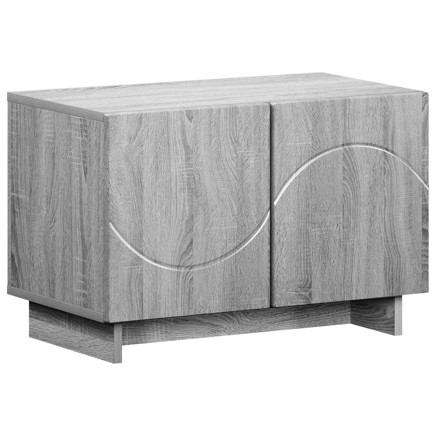 vidaXL Βάση TV 60 x 34.5 x 40 cm Γκρι Sonoma Επεξεργασμένο Ξύλο