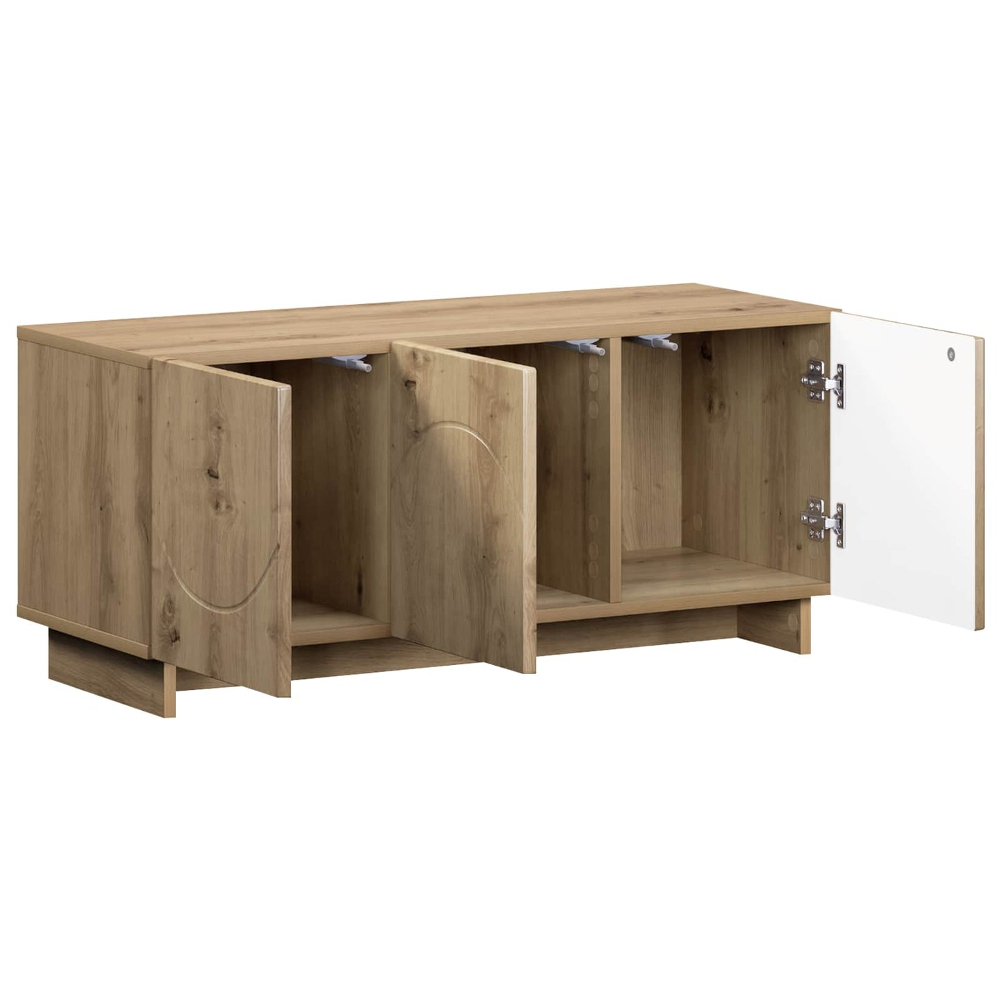 vidaXL Βάση TV 90 x 34.5 x 40 cm Artisan Δρυς Επεξεργασμένο Ξύλο