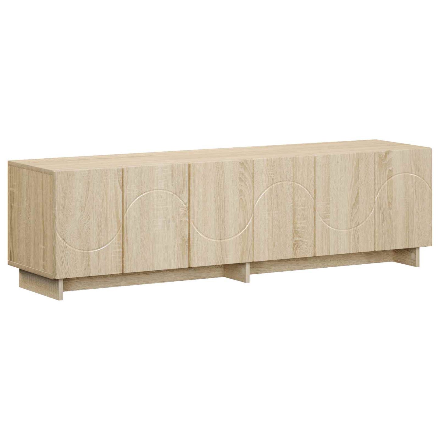 vidaXL Βάση TV 140 x 34.5 x 40 cm Sonoma Δρυς Επεξεργασμένο Ξύλο
