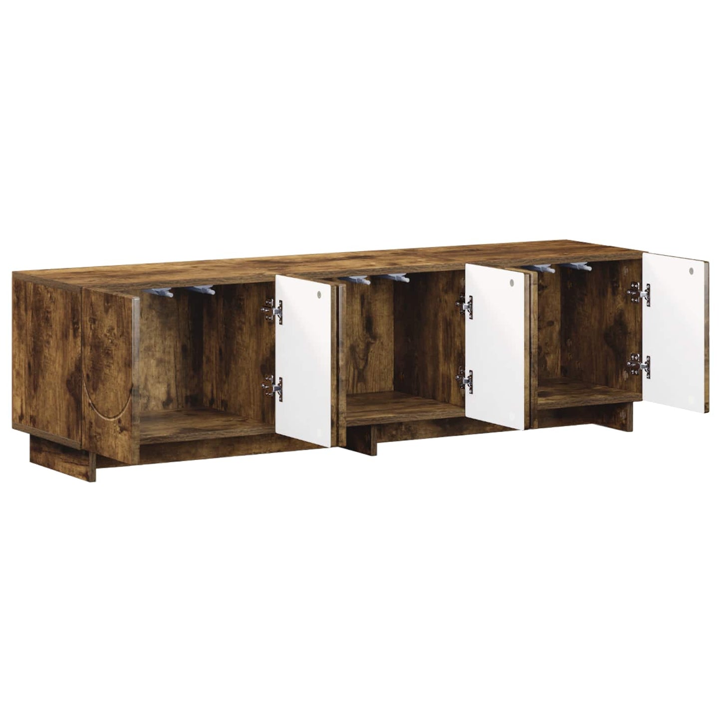 vidaXL Βάση TV 140 x 34.5 x 40 cm Καπνισμένο Ξύλο Δρυός