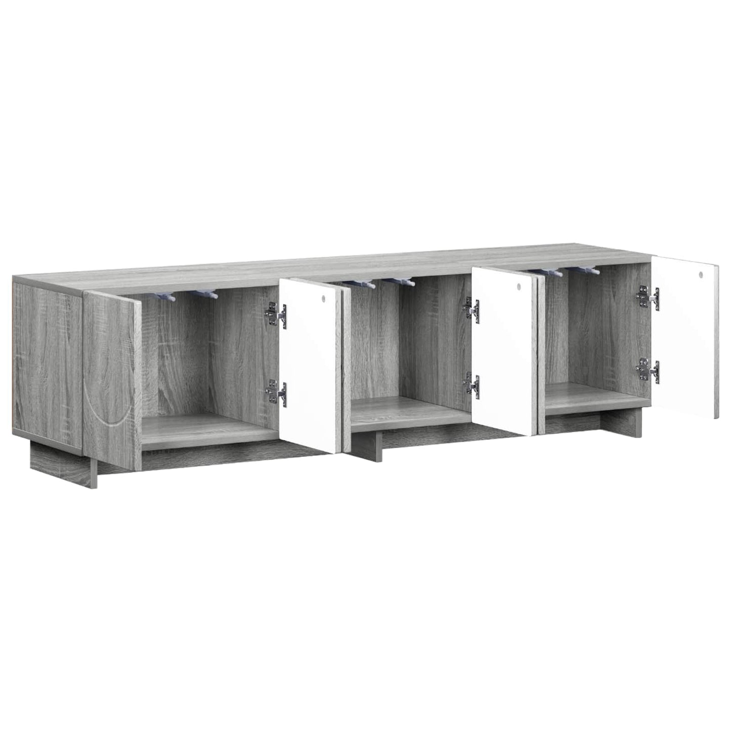 vidaXL Βάση TV 140 x 34.5 x 40 cm Γκρι Sonoma Επεξεργασμένο Ξύλο