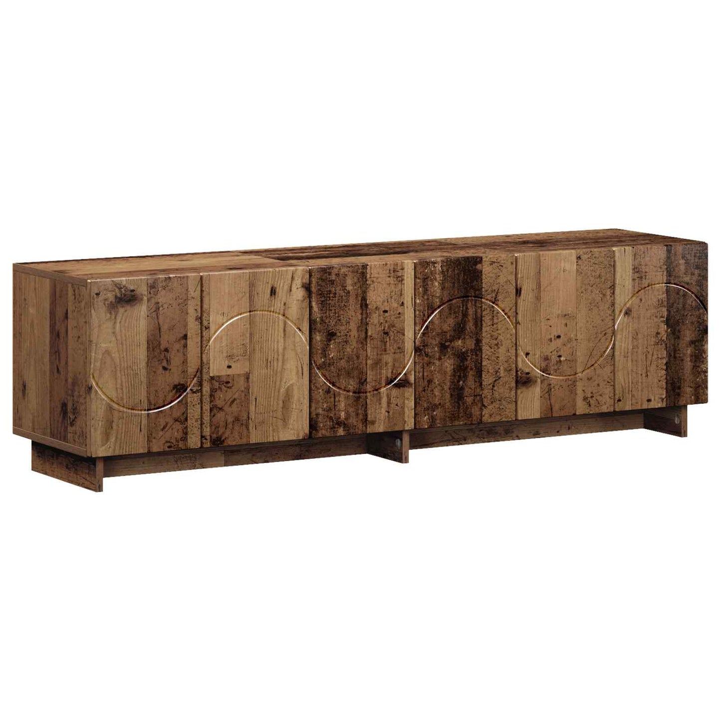 vidaXL Βάση TV 140 x 34.5 x 40 cm Παλαιωμένο ξύλο Επεξεργασμένο Ξύλο