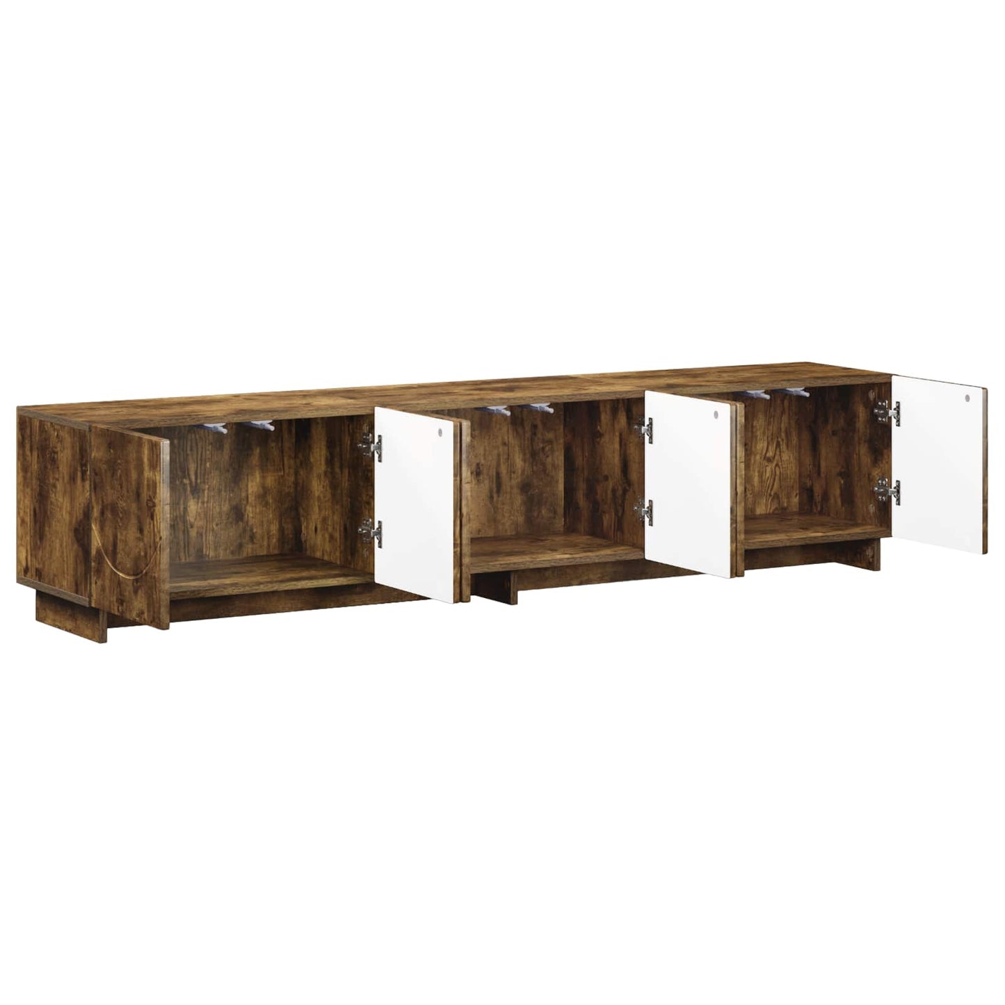 vidaXL Βάση TV 180 x 34,5 x 40 cm Καπνισμένο Ξύλο Δρυός