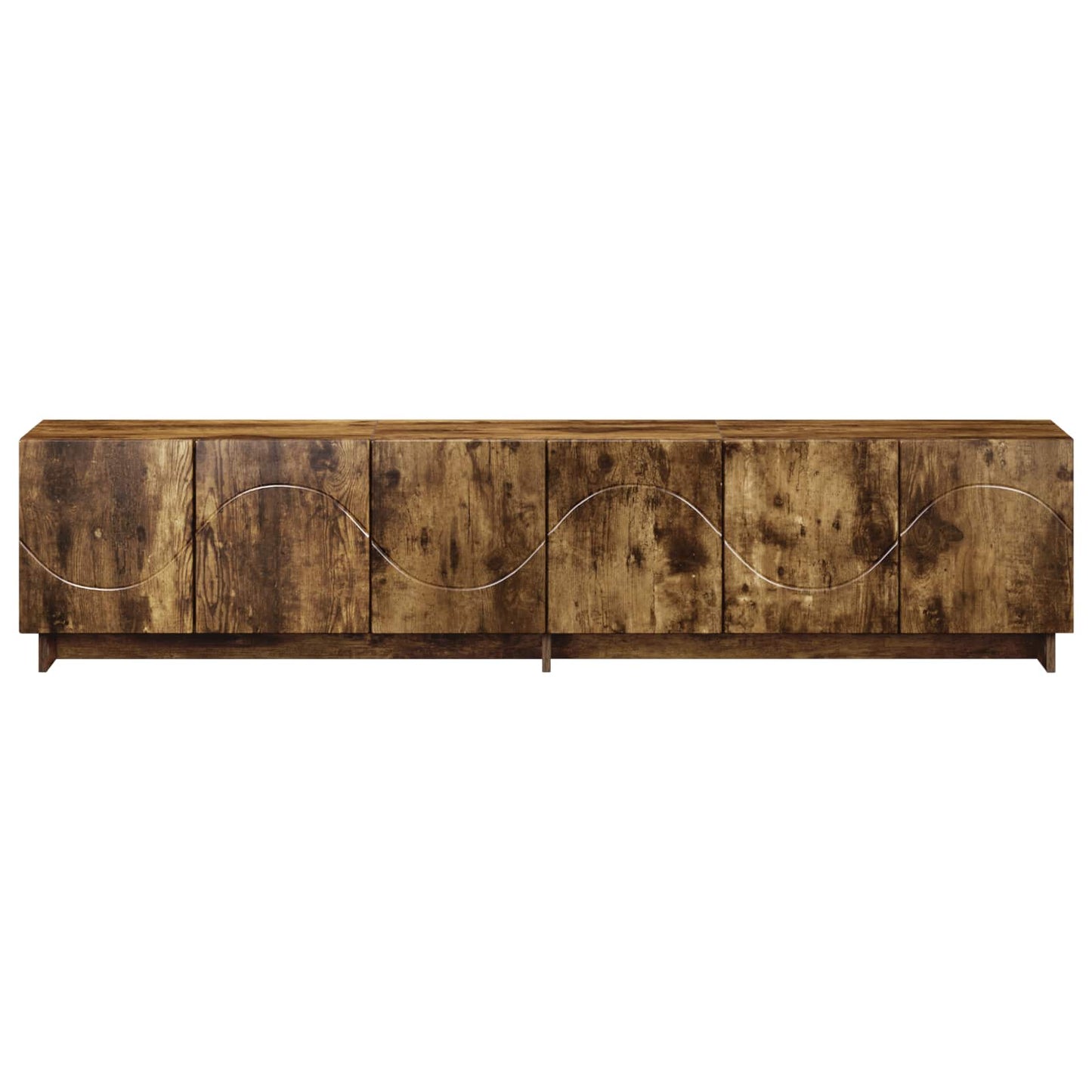 vidaXL Βάση TV 180 x 34,5 x 40 cm Καπνισμένο Ξύλο Δρυός