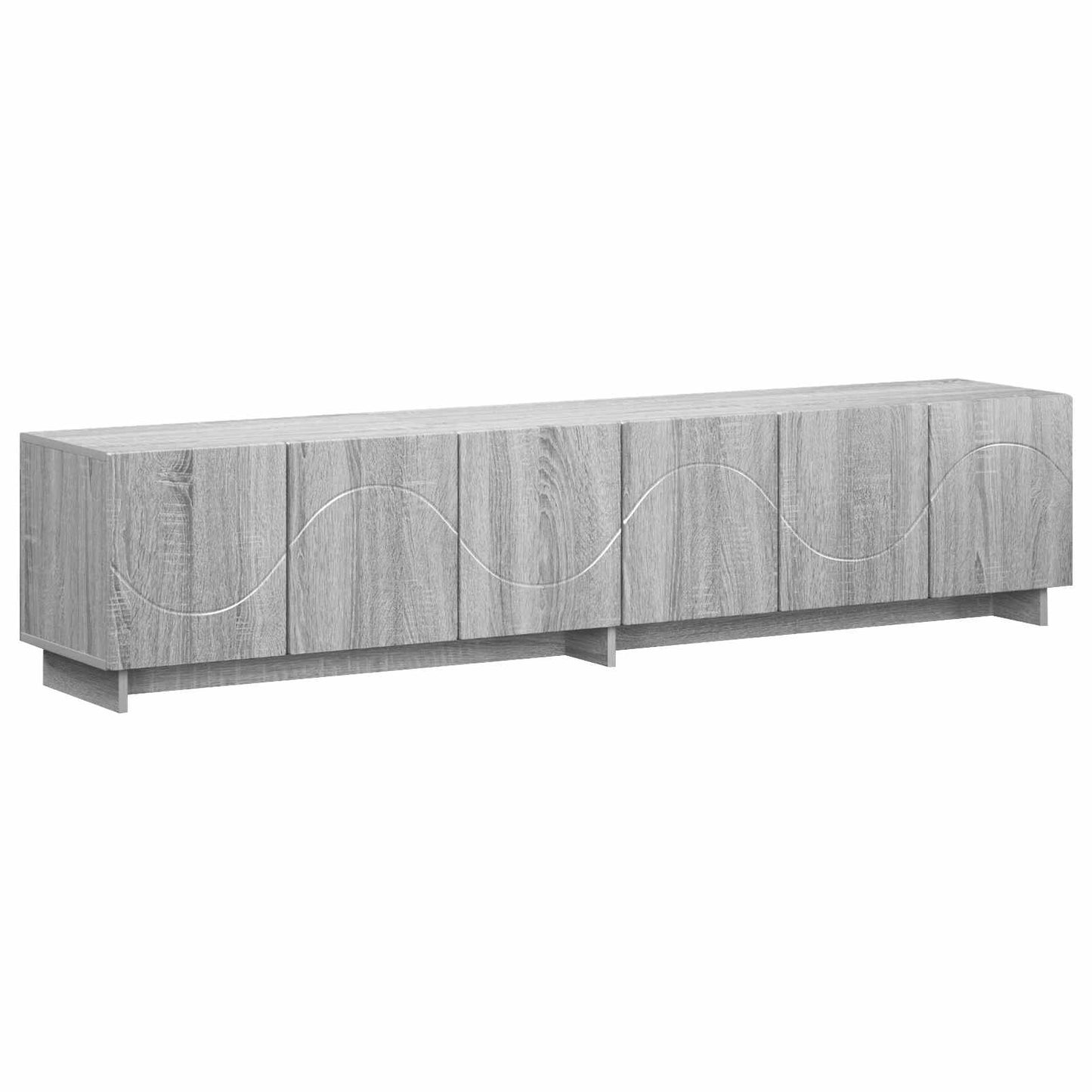 vidaXL Βάση TV 180 x 34,5 x 40 cm Γκρι Sonoma Επεξεργασμένο Ξύλο