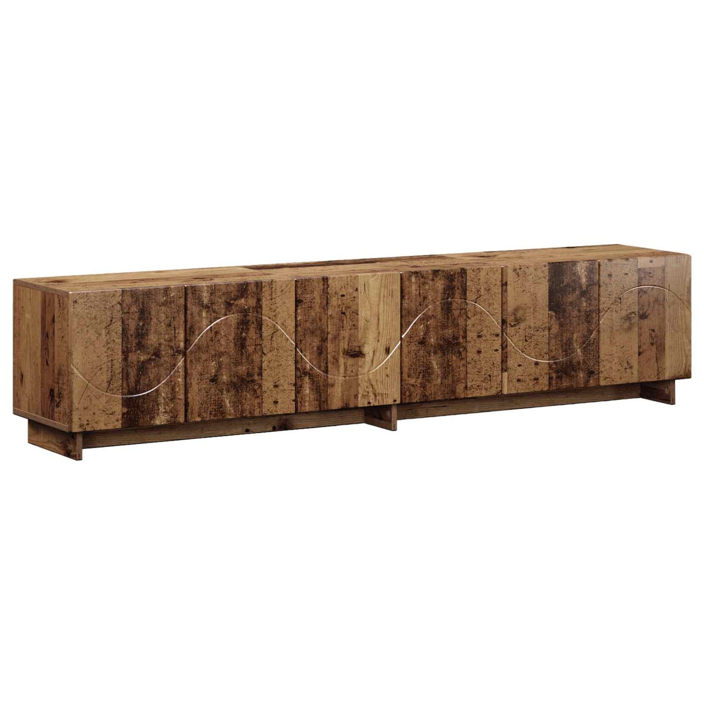 vidaXL Βάση TV 179.5 x 34.5 x 40 cm Παλαιωμένο ξύλο Επεξεργασμένο Ξύλο