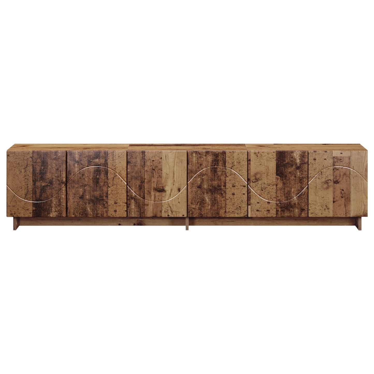 vidaXL Βάση TV 179.5 x 34.5 x 40 cm Παλαιωμένο ξύλο Επεξεργασμένο Ξύλο